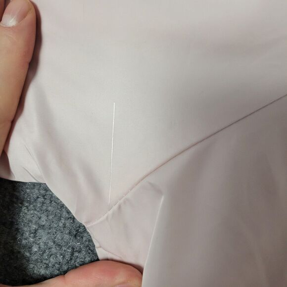 FREE PEOPLE Pink Midnight Bomber Jacket Full Zip Long Sleeve SIZE MEDIUM - Picture 9 of 15